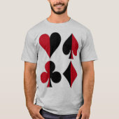 Heart Spade Diamond Club T-shirt (Voorkant)