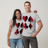 Heart Spade Diamond Club T-shirt (Unisex)