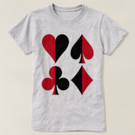 Heart Spade Diamond Club T-shirt