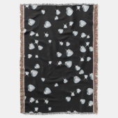 Heart Sparkle Diamonds Deken (Voorkant Verticaal)