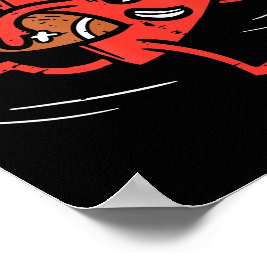 Heart Speelling American Football Valentijnsdag Sp Poster (Hoek)