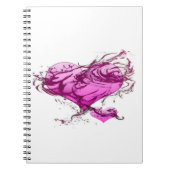 Heart Splash Notitieboek (Voorkant)