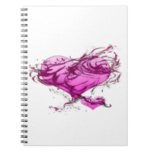 Heart Splash Notitieboek