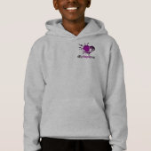 Heart Splat Gymnastics Shirt Hoodie aanpassen (Voorkant)