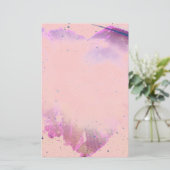 Heart Splatter Briefpapier (Staand voorkant)