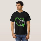 Heart St Patrick's Day T-shirt (Voorkant volledig)