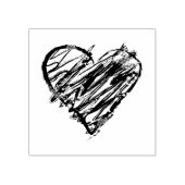 Heart Stamp Rubberstempel (Afrduk)