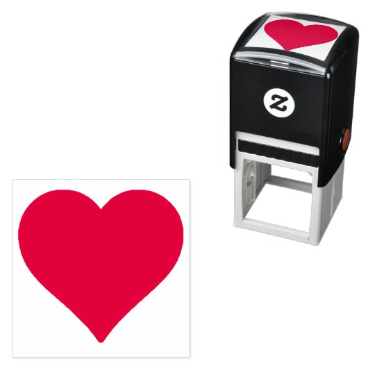 Heart Stamp Zelfinktende Stempel (In situ)