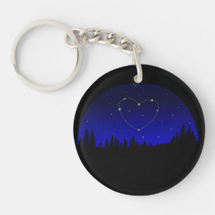 Heart Star Constellation Sleutelhanger
