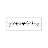 Heart Stars Rubber Stamp Rubberstempel (Afrduk)