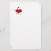 Heart Stationery Briefpapier (Voorkant / Achterkant)