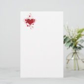 Heart Stationery Briefpapier (Staand voorkant)