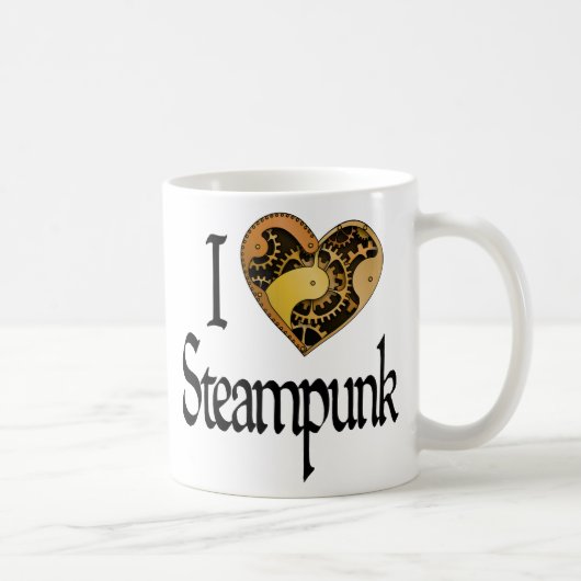 Heart Steampunk Koffiemok (Rechts)