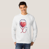 Heart Stethoscoop Love Sweatshirt (Voorkant volledig)
