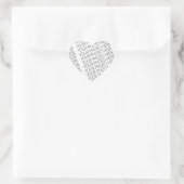 Heart Sticker, je foto hier Hart Sticker (Tas)
