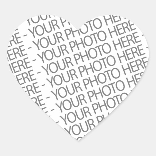 Heart Sticker, je foto hier Hart Sticker (Voorkant)