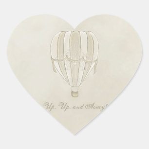 Heart Stickers voor warme luchtballon