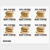 Heart Stopper Vierkante Sticker (Vel)
