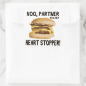 Heart Stopper Vierkante Sticker (Tas)
