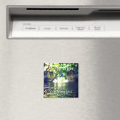 Heart Stream - Gouden Kolibries Magneet (Insitu (Vaatwasser))