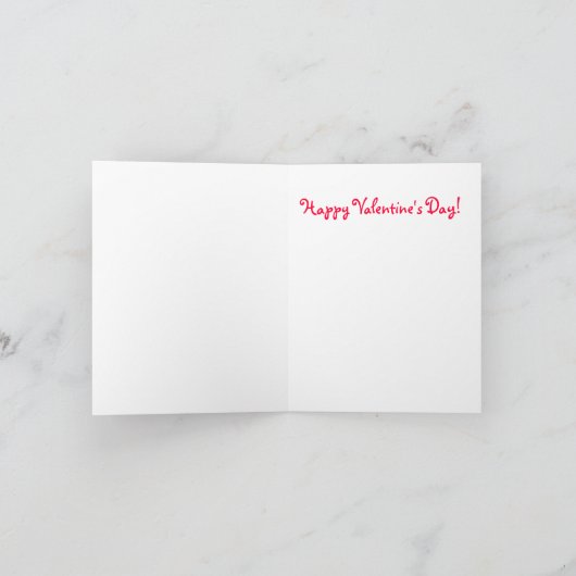 Heart String Bunny - Valentijn Kaart (Binnen)