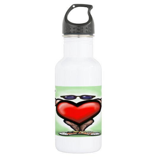 Heart Strong Waterfles (Voorkant)