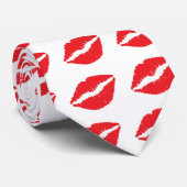 Heart Stropdas warme lippen (Opgerold)