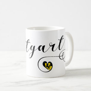 Heart Stuttgart, Baden-Württemberg, Duitsland Koffiemok
