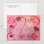 Heart Sugar Cookies door Gourmet-behandelingen van Briefkaart (Voorkant / Achterkant)