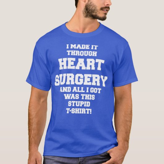 HEART SURGERY Fun Get Snel - Recovery Gift T-shirt (Voorkant)