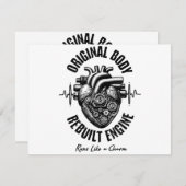 Heart Surgery Original Body Rebuilt Engine Runs Li Informatiekaartje (Voorkant / Achterkant)