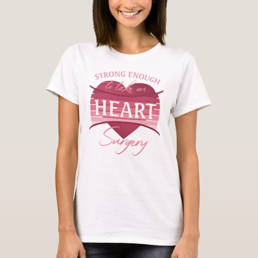 Heart Surgery Recovery For Women T-shirt (Voorkant)