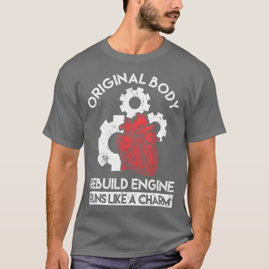 Heart Surgery Survivor Bypass Recovery Get Well T-shirt (Voorkant)