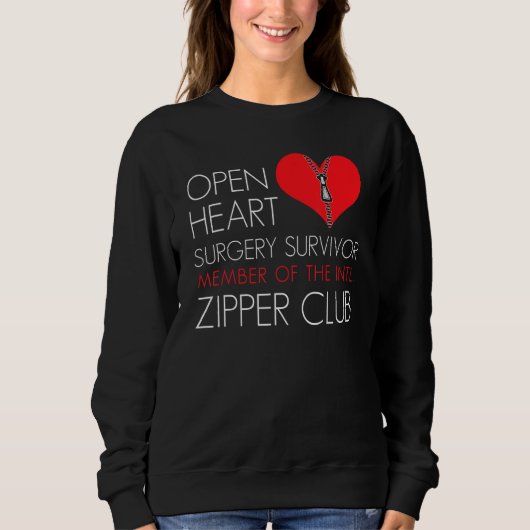 Heart Surgery Zipper Club Member Trui (Voorkant)