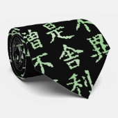 Heart Sutra (般若心経) Stropdas (Opgerold)