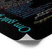 Heart Sutra - Buddha Poster (Hoek)