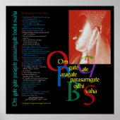 Heart Sutra - Buddha Poster (Voorkant)