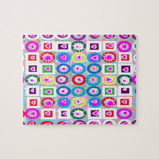 Heart SweetHeart Pink Collectie cadeaus Legpuzzel (Horizontaal)