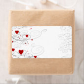 Heart Swirls Etiket (Insitu)