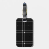 Heart & Swirly Script Net getrouwd Bagagelabel (Achterkant verticaal)