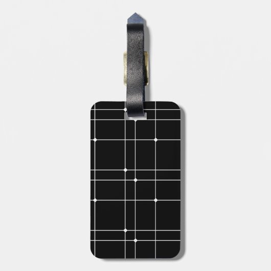 Heart & Swirly Script Net getrouwd Bagagelabel (Achterkant verticaal)