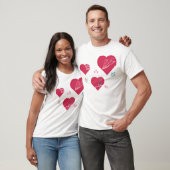 Heart Symbols with Education Elements for Creative T-shirt (Unisex)