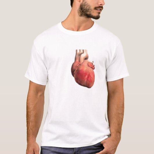 Heart T Shirt - voor en achter (Voorkant)