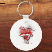 Heart Tanzania Sleutelhanger (Voorkant)