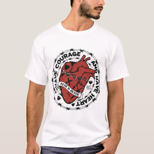Heart tattoo citold school t-shirt (Voorkant)