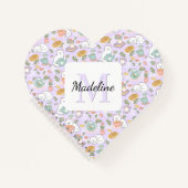 Heart Tea & Bookish Cats Notebook Personalized Notitieboek (Voorkant)