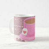 Heart Tea Mok Love Design (Voorkant links)