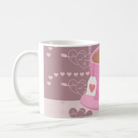 Heart Tea Mok Love Design (Links)