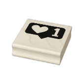 Heart Teacher Stamp Rubberstempel (Stempel)