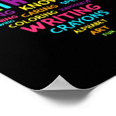 Heart Tee Fourth Grade Team Teacher Student Back T Poster (Hoek)